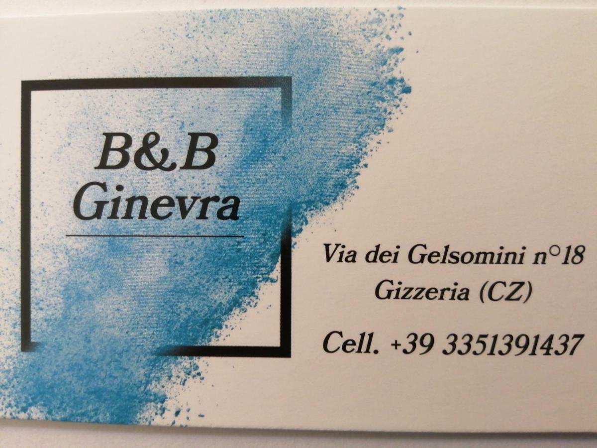 B&B Ginevra Gizzeria Exterior foto